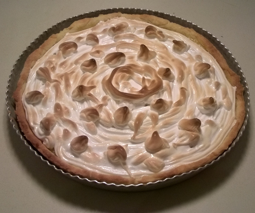 Une bien jolie tarte au citron meringuée